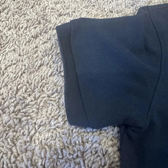 Cat and Jack Dark Navy Blue Collared Short Sleeve Tee Shirt Boys Size 6 - Picture 5 of 5